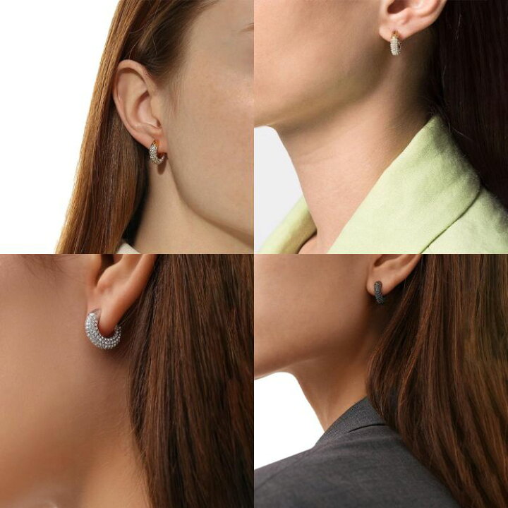 楽天市場】SWAROVSKI スワロフスキー Dextera フープピアス 