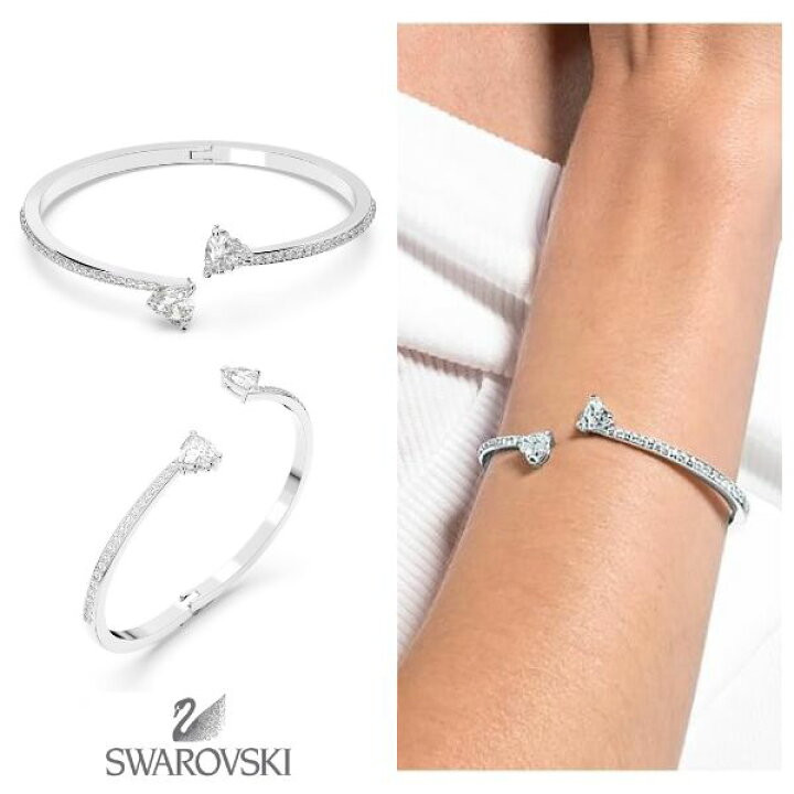 楽天市場】SWAROVSKI スワロフスキー Attract Soul バングル ハート 