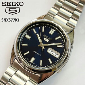 �y����BOX�t���zSEIKO �Z�C�R�[ SNXS77K1 �����Y �r���v SEIKO5 �����f�� �������� ���g�� �l�C�r�[ �V���o�[