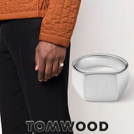 TOM WOOD トムウッド Mini Signet Cushion リング 100771 ミニ シグネット クッション シルバーリング ピ…