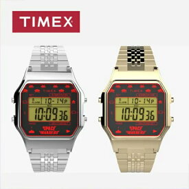 TIMEX スペースインベーダー 限定コラボモデル タイメックス メンズ レディース キャラクター Space Invaders ゲームキャラ 腕時計 TW2V30000 TW2V30100 レトロ