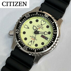 CITIZEN シチズン PROMASTER プロマスター NY0040-09W メンズ 腕時計 ダイバーズウォッチ 自動巻き 蓄光 ブラック ウレタンバンド