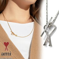 AMI PARIS アミパリス チェーンネックレス UJW916.361 ハート ロゴ