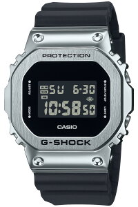 CASIO �J�V�I G-SHOCK G�V���b�N GM-5600U-1 ���^���J�o�[�h �����Y �r���v �W�[�u���b�N �V���o�[ ���s�A���i