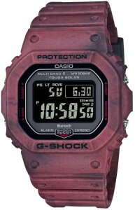 CASIO �J�V�I G-SHOCK G�V���b�N GW-B5600SL-4 �T���h�����h ���b�h �� �X�}�[�g�t�H�������N �d�g�\�[���[ �f�W�^�� �����Y �r���v ���s�A���i