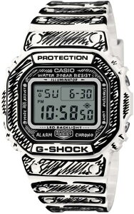 CASIO �J�V�I G-SHOCK �W�[�V���b�N G�V���b�N DW-5600JV-7 �z���C�g �u���b�N �� �� �����Y �r���v ���s�A���i