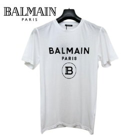 BALMAIN バルマン メンズ Tシャツ 12532 白 ロゴ 半袖