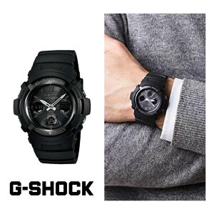 CASIO �J�V�I G-SHOCK AWG-M100B-1A (AWG-M100B-1AJR���^) G�V���b�N �d�g�\�[���[ �R���r�l�[�V���� �A�i�f�W �f�W�A�i �I�[���u���b�N