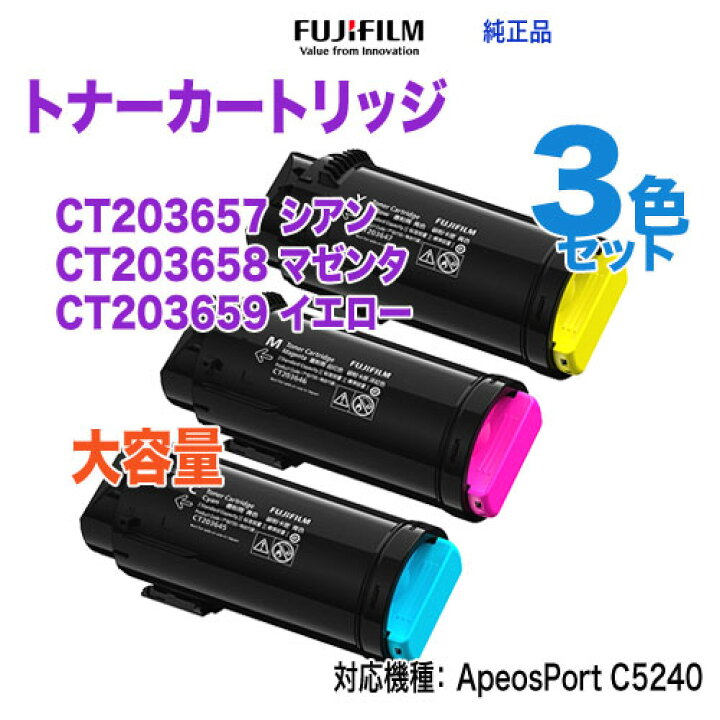 楽天市場】【純正品 カラー3色セット】 FUJIFILM／富士フイルム 