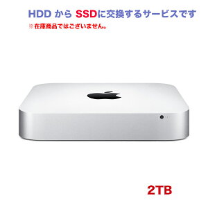a肵ătbVI Mac mini 2014 / 2012 / 2011 Xg[W̌T[rX (HDD  SSD) e 2TB  ViSSD y݂̑łz