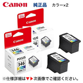 【カラー2個セット】キヤノン FINEカートリッジ BC-346XL カラー（大容量）純正品（PIXUS TS3130, TS3130S, TS3330, TS203, TR4530 対応）2160C001