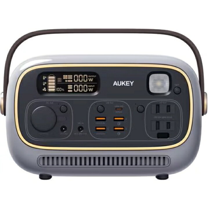 楽天市場】レトロ デザイン オーキー AUKEY 電源タップ ポータブル電源 