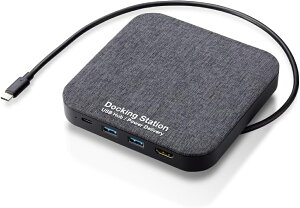 GR ELECOM OtSSD hbLOXe[V @\t ESD-DSA0500GBK 500GB [Type-C HDMI/USB-C/USB-A/USB PD 100WΉ] Mac/iPad/WindowsΉ IX X  f[^]