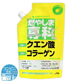 燃やしま専科 もやしま専科 レモン風味 500g エナジークエスト ダイエット スポーツドリンク クエン酸 コラーゲン 粉末 パウダー 清涼飲料 トレーニング スポーツ レモン ビタミン 運動 健康 配送料無料DRK / 燃や専科レモン500F03-U1 / MYLM05-01P