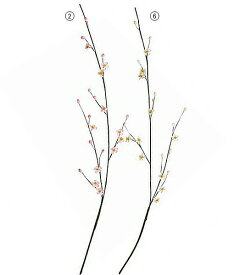 110cm 小梅スプレイ [ONSFLSP1451] |人工観葉植物 アーティシャルフラワー 造花 フラワー フェイクグリーン 装飾 飾付 小物 デコレーション 飾り イベント パーティー フラワーアレンジメント 店舗装飾 梅 ウメ うめ ディスプレイ 室内装飾 飾り付け お正月 迎春 アレンジ花