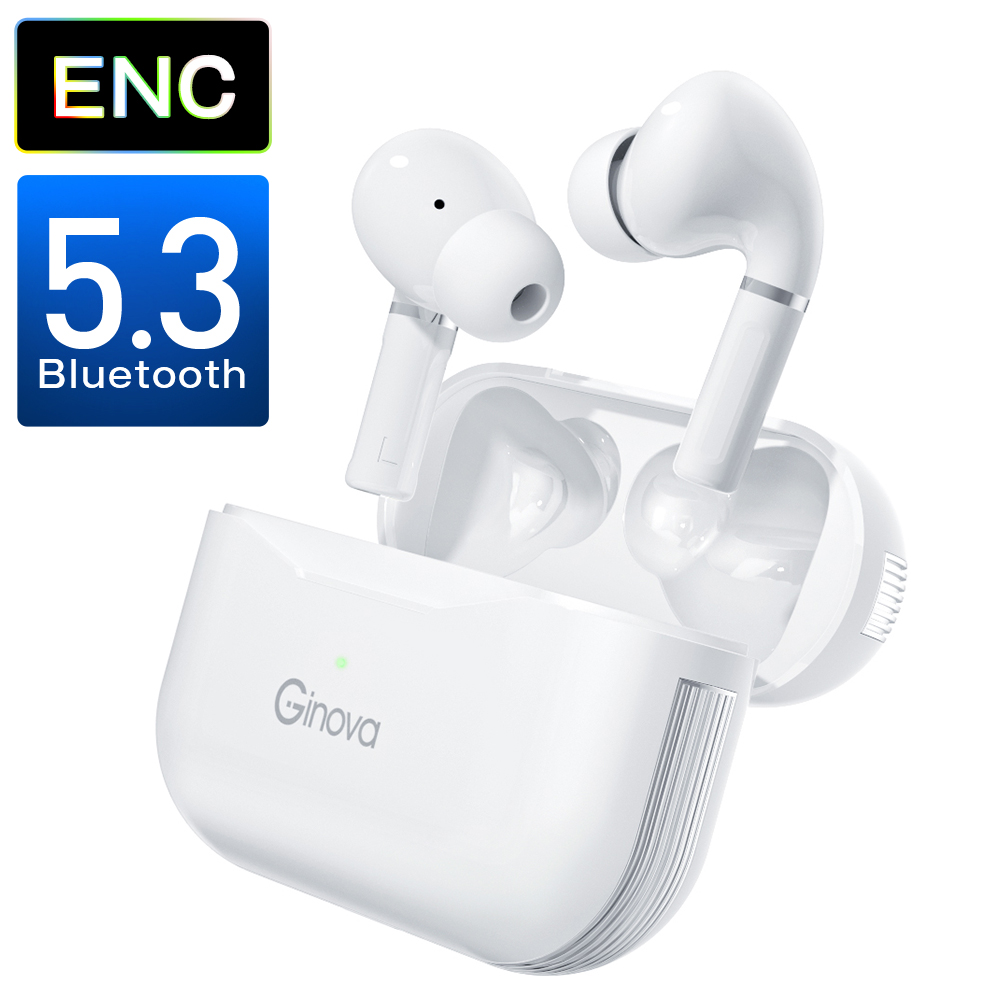 楽天市場】Ginova ワイヤレスイヤホン Bluetooth5.3 ENCノイズキャンセ