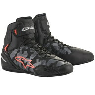 Alpinestars FASTER 3 SHOE [9003 BLACK GRAY CAMO RED FLUO] 2510219 シューズ アルパインスターズ