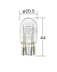 KOITO �R�C�g�@P1891 12V21/5W 2���� T20�_�u�� �e�[��&�X�g�b�v�����v�p �m�[�}�����M�o���u �d��