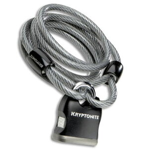 KRYPTONITE NvgiCg 210412 Kryptoflex818 Cable&Padlock 180cm h~bN NvgP[upbhbN