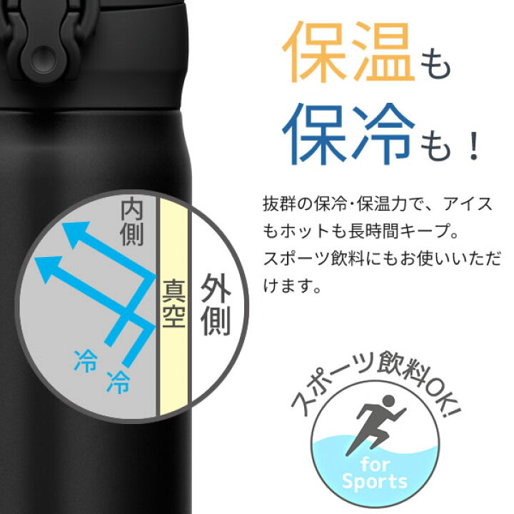 サーモス 水筒 真空断熱ケータイマグ 750ml ディープブラック JNL755 DPBK 最大78％オフ！