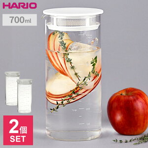 HARIO �n���I SLOWRA �ϔM�K���X �t���[�c�s�b�`���[ 700ml SFPI-700-W 2�Z�b�g�I�ׂ� �b �H��@OK �����WOK ���{�� �~ �V���b�v ���| �r�l�K�[ �s�N���X �}���l ���Ɛ� �h�����N �Е� �͂��݂Ђ�