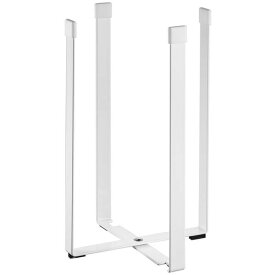 山崎実業 三角コーナー tower タワー ポリ袋エコホルダー L ホワイト 3180 ｜ ポリ袋ホルダー 折りたたみ ごみ箱 三角ポット