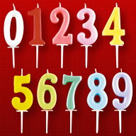 貝印 キャンドル パステル1 ｜ ナンバーキャンドル 数字 バースデーキャンドル kai housewares ろうそく …