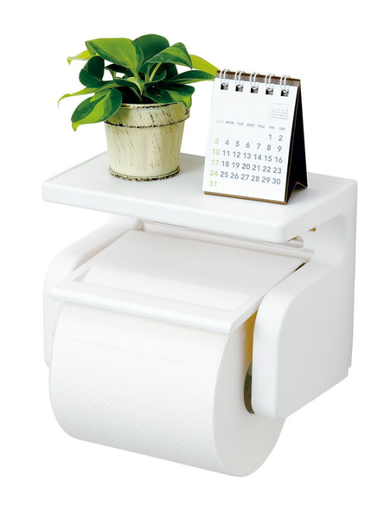 楽天市場】トイレットペーパーホルダー 棚付き BB-374 ｜ トイレ 収納 