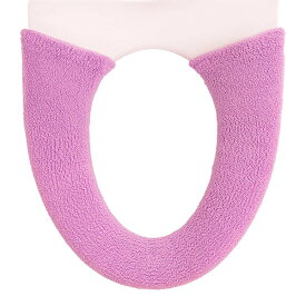 便座カバー エトフトリア 洗浄・暖房型便座カバー 洗浄暖房用 選べるカラー:パープル/ベージュ ｜ 洗浄暖房型 トイレカバー トイレ用品 北欧 ふかふか 便座 節電 エコ 柔らか 厚い あたたか 洗える