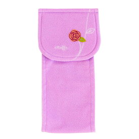 トイレットペーパーホルダーカバー エトフトリア パープル/ベージュ ｜ トイレ用品 トイレットペーパー トイレホルダー 北欧 トイレグッズ カバー ストックホルダー 紙 ロール ふかふか 柔らか 洗える