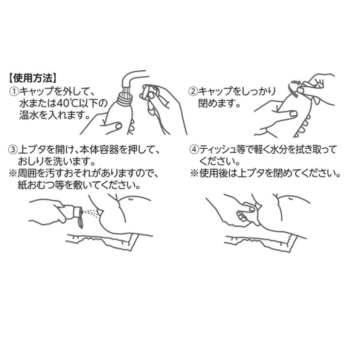 楽天市場 リッチェル 赤ちゃんおしりシャワーr 1326 おしり 洗う シャワー容器 ベビー 赤ちゃん お尻 携帯 かぶれ防止 ベビー用品 衛生用品 おでかけ 外出 Richell オンラインショップ びーんず