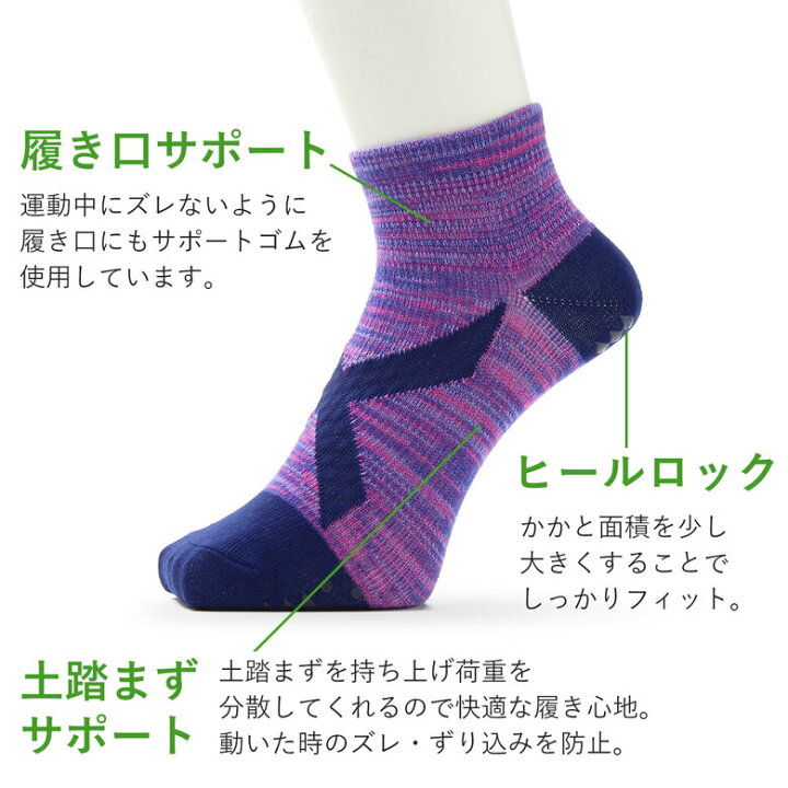 楽天市場 スポーツソックス 靴下 レディース スポーツ靴下 ウォーキング ソックス 運動 用 室内 サポート おすすめ 土踏まず アーチ 足裏 アーチサポート 滑り止め 靴下レディース 滑り止め靴下 スポーツ 登山用 登山 レジャー ルームソックス ランニング ランニング