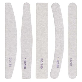 Lumiere 爪磨き ネイルシャイナー ネイルファイル 100/180 ネイルケア 5種類 10本セット