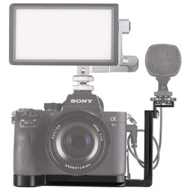 WEPOTO GP-A9Lカメラグリップメタルブラケットビデオパノラマ垂直a9/a7RM3III適用