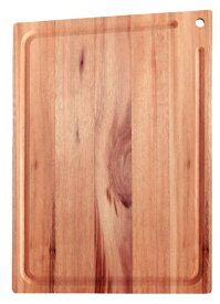 トラモンティーナ カッティングボード 木製まな板 シュラスコ エッセンシャル 軽量 リバーシブル 溝付き ブラジル製 TRAMONTINA