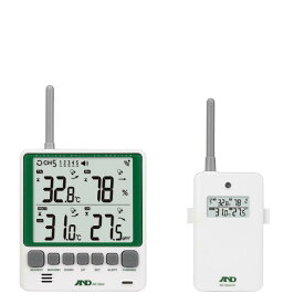 A&amp;D マルチチャンネルワイヤレス環境温湿度計 セット AD-5664SET