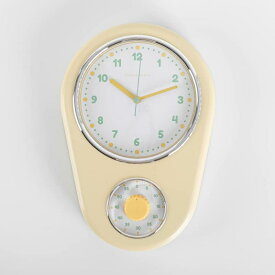 sosoreen デザイン時計 壁掛け時計 静音 連続秒針 デスククロック 生活のお供 キッチン時計 かけ時計 キッチン用 リビング 寝室 子供の部屋の掛け時計