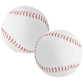 練習球 練習用 握りやすい 野球ボール 硬式球 手縫い ベースボール 2個セット 部活 PU素材