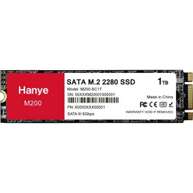 Hanye 内蔵SSD SATA M.2 2280 SATA III 6.0Gb/s 550MB/s M200 正規品 国内
