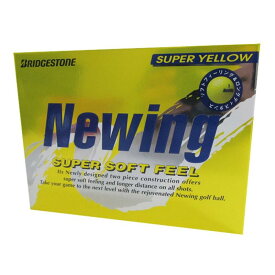 BRIDGESTONE(ブリヂストン) ゴルフボール Newing SUPER SOFT FEEL 1ダース(12個入り) NQOX