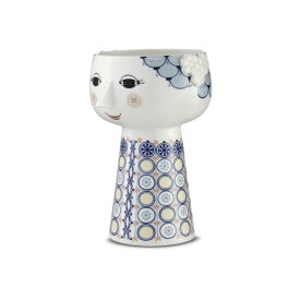 Bjor1 Wiinblad ビヨン・ヴィンブラッド Flower Vase フラワーベース Eva Vase blue 花びん 北欧雑貨・陶器 北欧デザイン 北欧雑貨