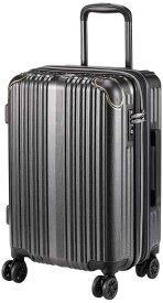 [ワイズリー] スーツケース 超軽量 ショック吸収・ストッパー機能双輪キャスター 抗菌防臭 TSAロック 機内持ち込み マチ拡張 約37～41L