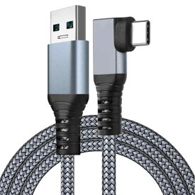 RoiCiel（ディアルズシーリズ）USB-A to USB-C VRケーブル Linkケーブル VRヘッドセットおよびゲームPC用の高速データ転送専用ケーブル 3A/20V/60W USB3.1 Gen1高速データ転送 &amp;充電コードSteam Q2/1/Pro/Pic