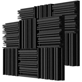 TroyStudio 吸音材 防音シート 30x30x5cm 6枚 難燃性 吸音ボード 騒音対策 防音材 吸音マット 吸音シート 吸音パネル 防音パネル 音響材 壁 スタジオ 楽器