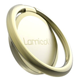スマホリング 4mm 薄い 180度 360度回転式 ：Lomicall 携帯電話 リングホルダー, 片手持ち 携帯リング