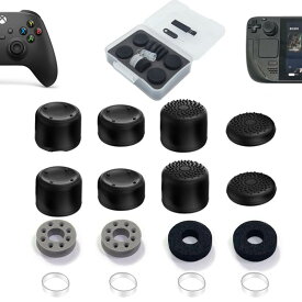 ZHI-NYLLDJS フリーク Steam Deck対応 Xbox対応 コントローラー フリーク コントローラー スティック カバー アシストリング 収納ケース付き（フリーク4個/スティック カバー4個/アシストリング4個