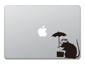 カインドストア MacBook Air/Pro 11 / 13インチ マックブック ステッカー シール アンブレラ ラット バンクシー UMBRELLA RAT BANKSY M748X