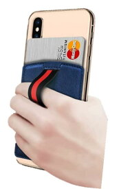 Pocketin 携帯電話・スマートフォン用粘着カードホルダー スマホ 落下防止 破損防止 全機種対応 カード収納