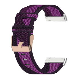 Fitbit用 Versa 3 / Fitbit用 Sense用 バンド Fitbit用 Versa3 / Fitbit用 Sense用 交換バンド 編みナイロン製 8色可選 柔らかい 耐衝撃 防汗 装着簡単 調整可能 ビジネス風 腕時計バンド 交換ベルト