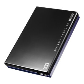 I-O DATA USB3.0/2.0ポータブルHDD超高速カクウスブラック 1TB HDPC-UT1.0KE (旧モデル)